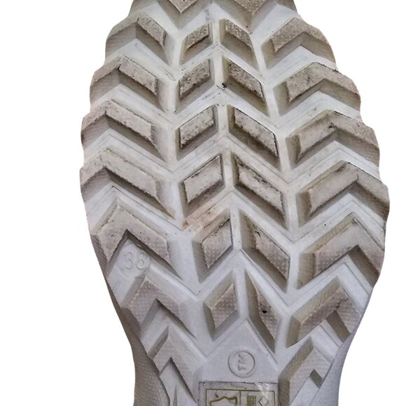 Philipp Plein Sport Women's White & Gold Sneakers Size 38 Mesh & Leather (No Box - Picture 6 of 10